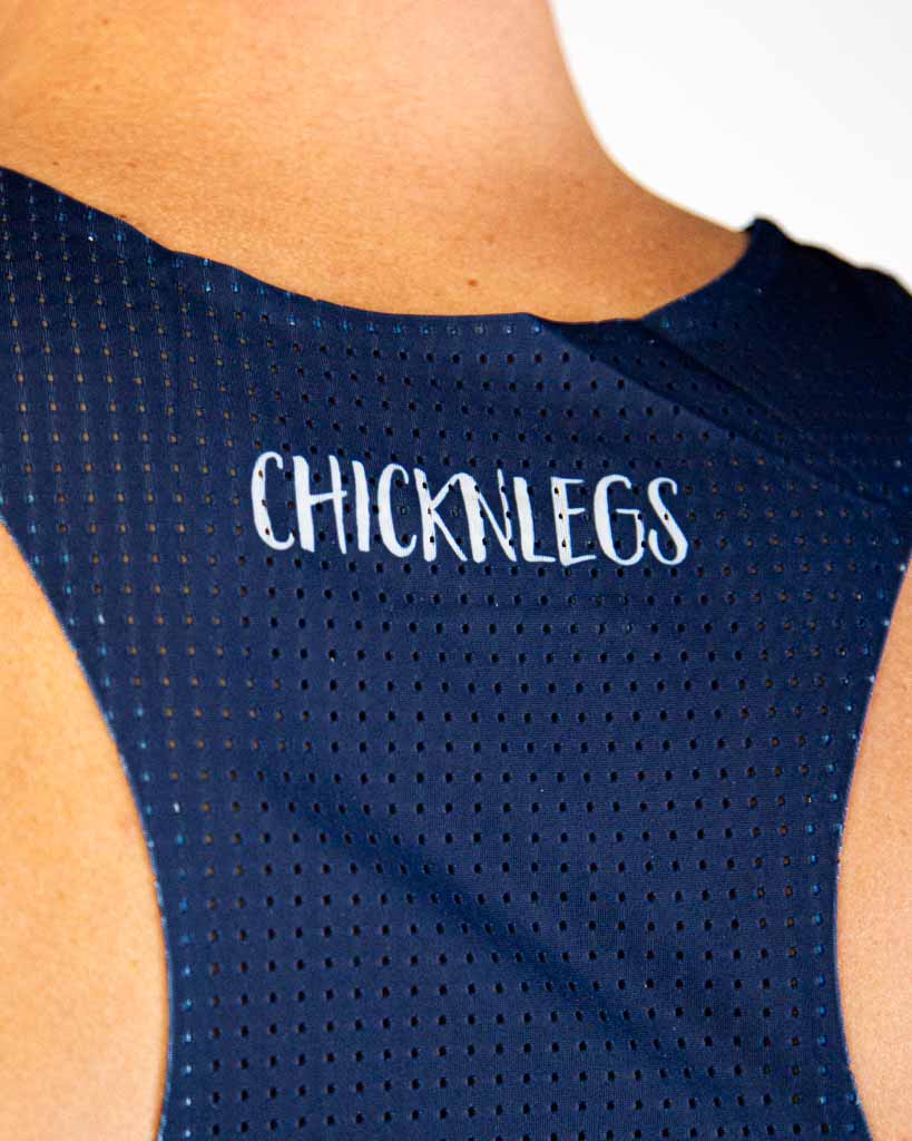 Men's Navy Blue Performance Singlet – ChicknLegs
