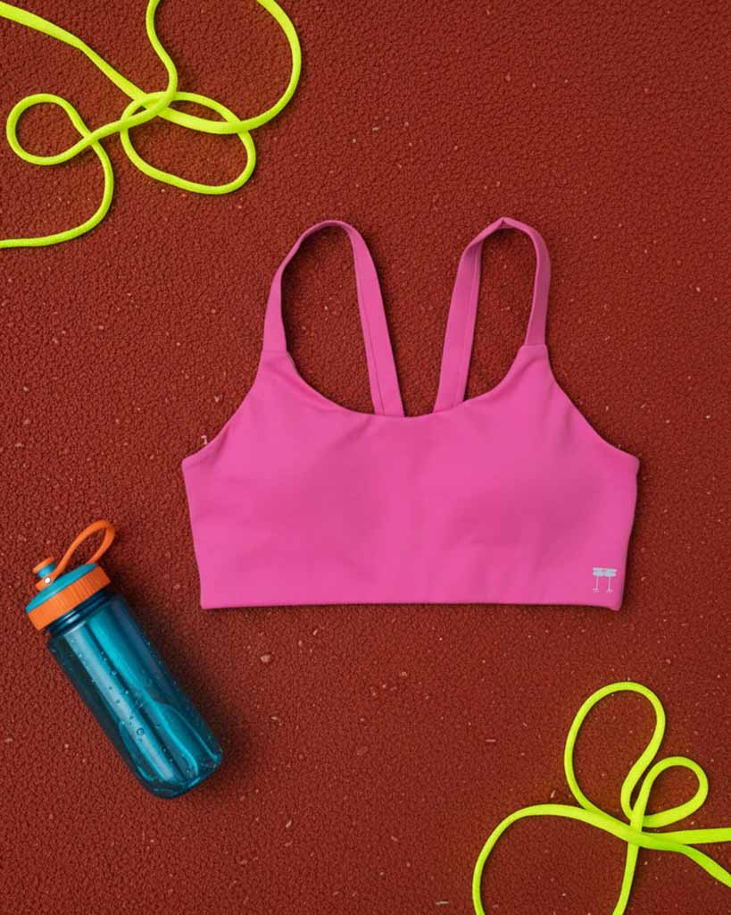 Streamlined Raspberry Sports FLY Y-Back Sports Bra – Raspberry – ChicknLegs