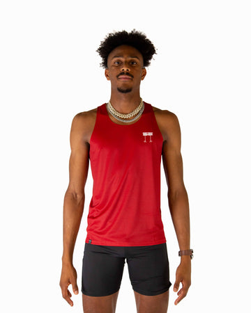 Men's Cardinal Red Performance Singlet – ChicknLegs