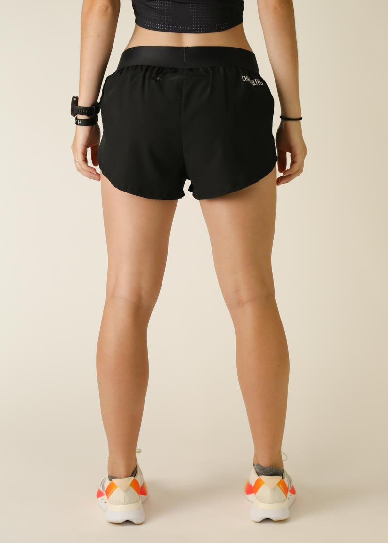 Athletic Shorts Best Racing Shorts Women's Black Split Shorts