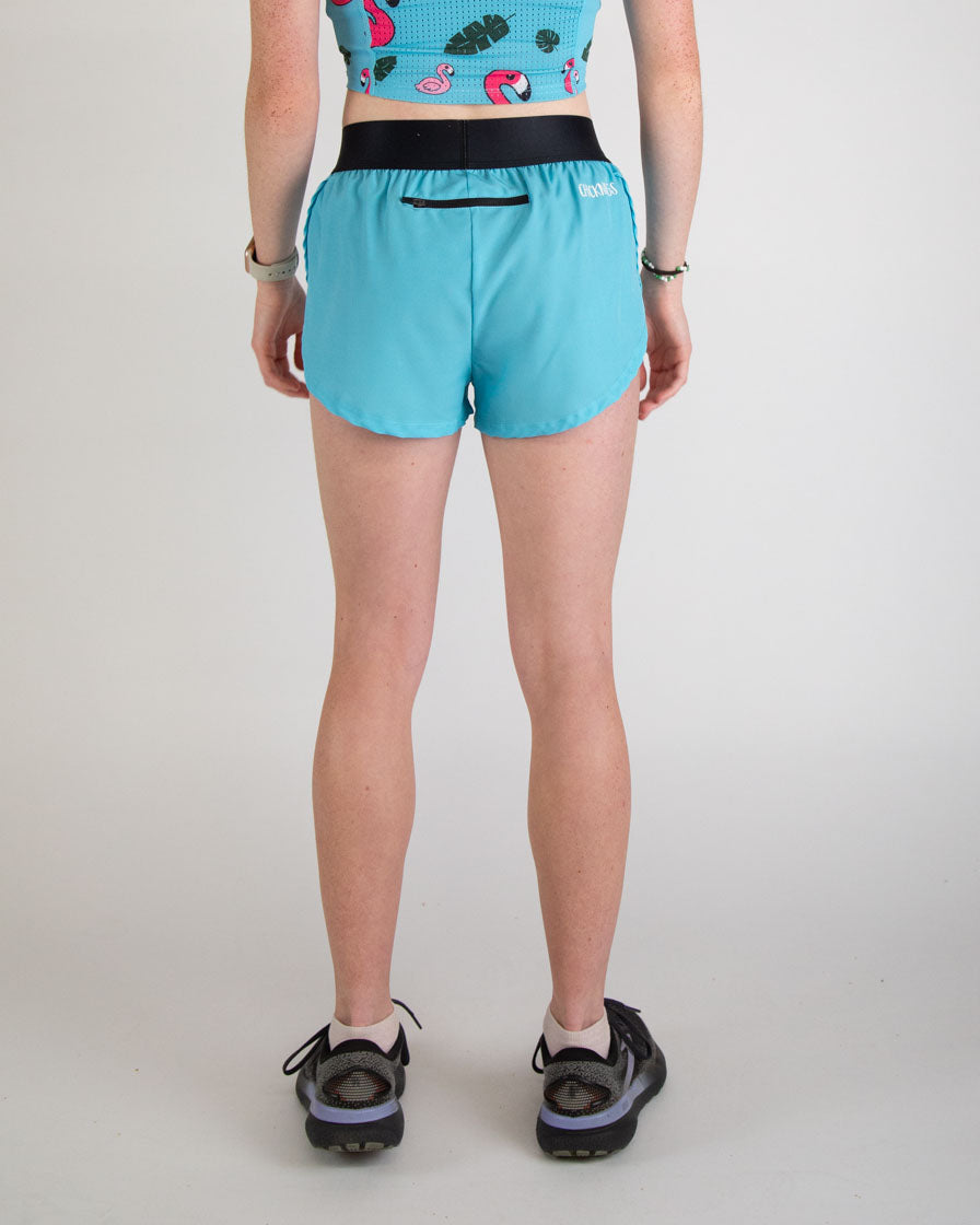 Short Dockers Femme Light Blue à Rayures - Taille 22W, Occasion Très Bon état