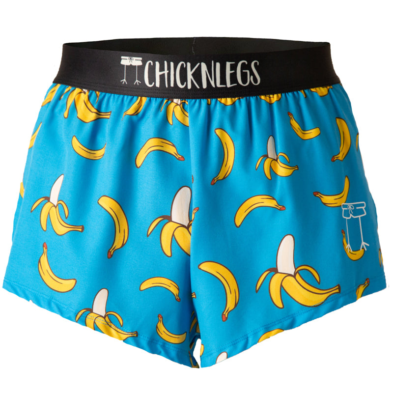 Men s Blue Bananas 2 Split Shorts ChicknLegs