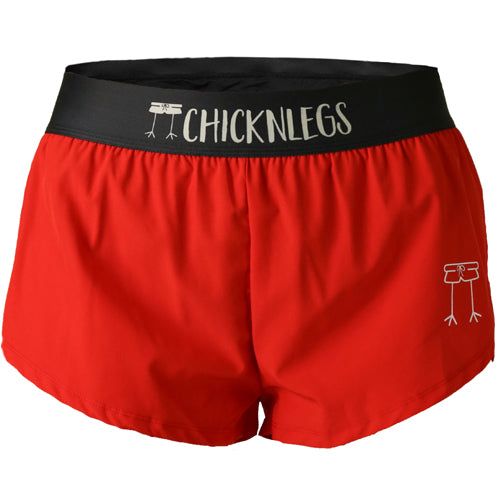 ChicknLegs Women s Red 1.5 Split Shorts S