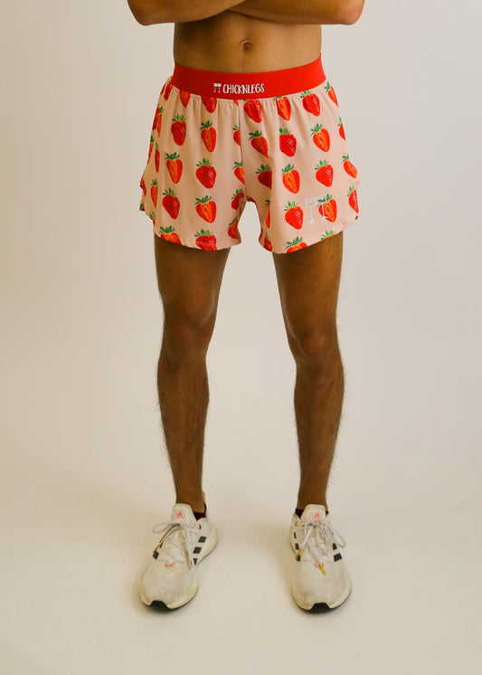 Men's Strawberry Szn 4" Half Split Shorts
