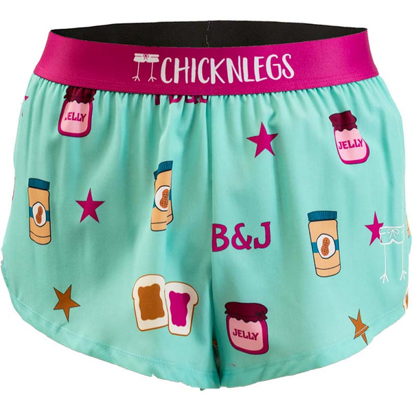 ChicknLegs Men's Hot Pink Bolts 4 Half Split Shorts M