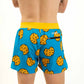 Back view of the men's 4 inch chocolate chip cookies running shorts from ChicknLegs.
