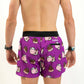 Back view of the men's 4 inch choccy cows running shorts from ChicknLegs.