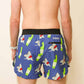 Men's Blue Sharks 4" Half Split Shorts