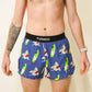 Men's Blue Sharks 4" Half Split Shorts