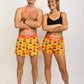 Men's Traffic Cones 4" Half Split Shorts