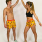 Men's Traffic Cones 4" Half Split Shorts