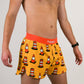 Men's Traffic Cones 4" Half Split Shorts