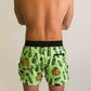 Back view of the men's 4 inch pickle running shorts showcasing the deep zipper pocket.