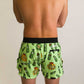 Back view of the men's 4 inch pickle running shorts showcasing the deep zipper pocket.