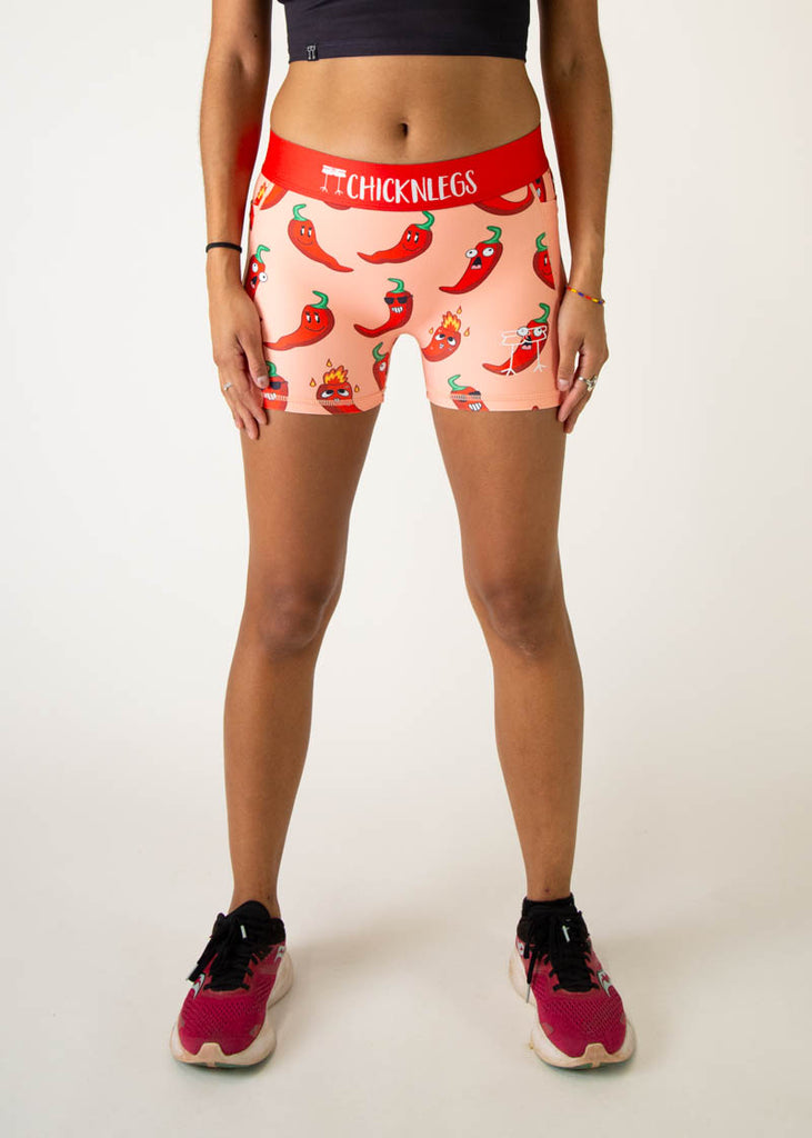 Women s 3 Compression Shorts ChicknLegs