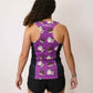 Back view of the women's choccy cows running singlet from ChicknLegs.