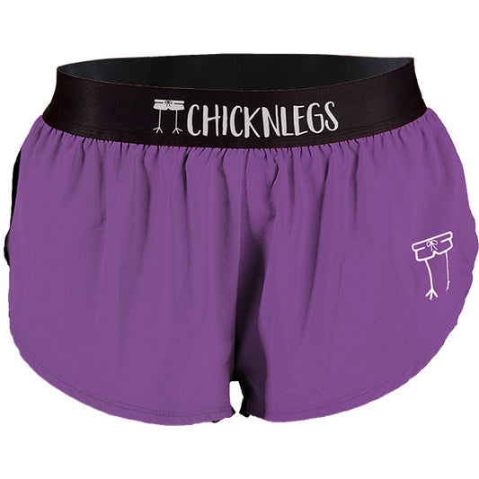 Women's Purple 1.5" Split Shorts