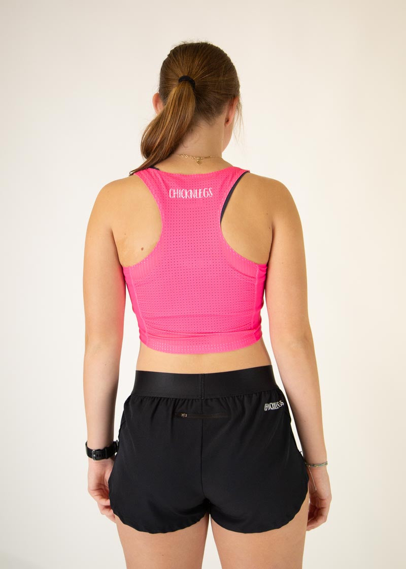 Neon Pink PWR Crop Top – ChicknLegs