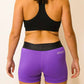 Women's Purple 3" Compression Shorts