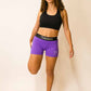 Women's Purple 3" Compression Shorts