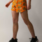 Front view of the men's snails pace 4 inch split running shorts from ChicknLegs.