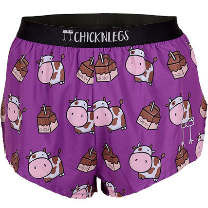 Men's Choccy Cows 2" Split Shorts