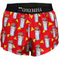 Closesup product image of the men's 2 inch burritos split running shorts.