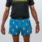 Men's Blue Bolts 4" Half Split Shorts