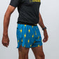 Men's Blue Bolts 4" Half Split Shorts
