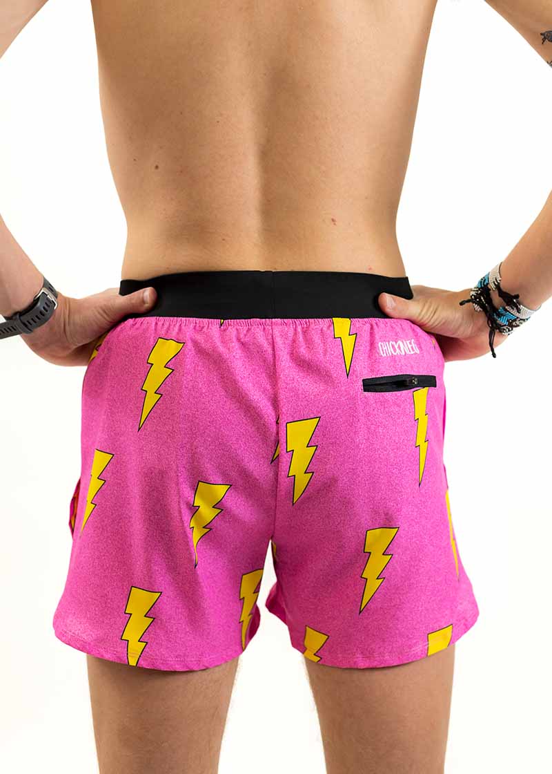 Hot pink men's short shorts