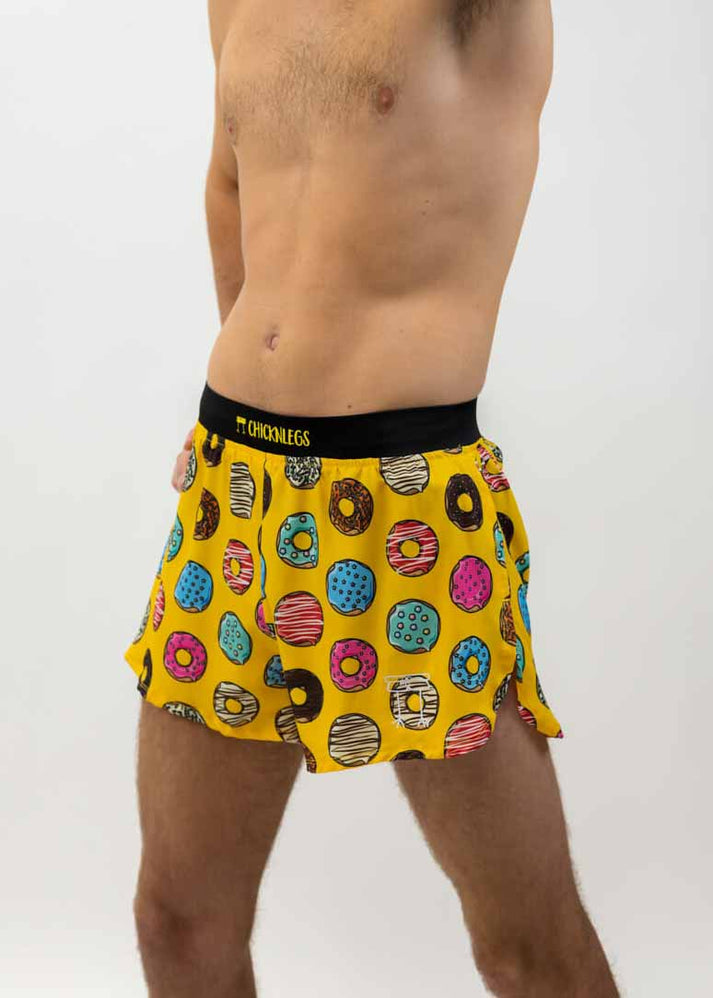 Men's Salty Donuts 4" Half Split Shorts ChicknLegs