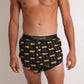 ChicknLegs men's midnight mile 2" split running shorts front view.