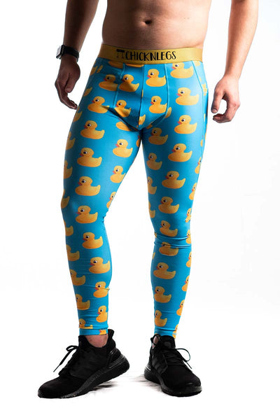 Men s Rubber Ducky Tights ChicknLegs