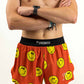 Men's Smiley 4" Half Split Shorts