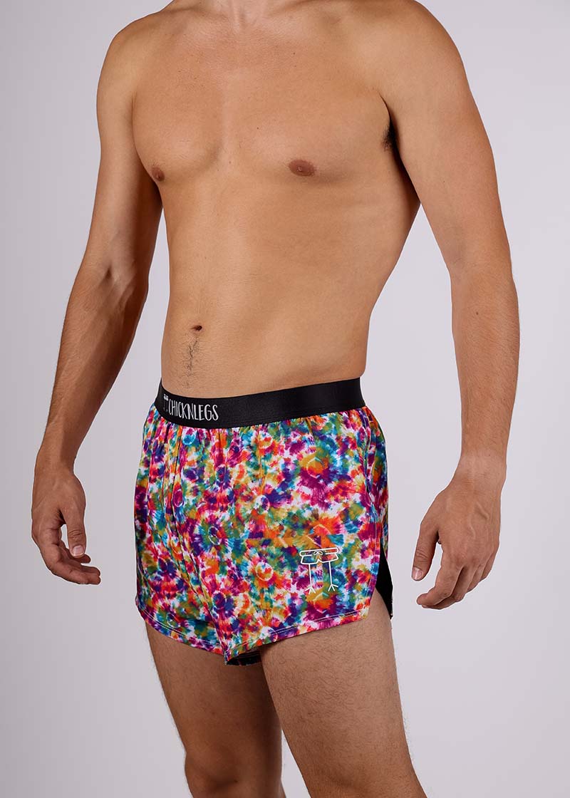 Tie dye running shorts clearance