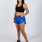 Women's Royal Blue 1.5" Split Shorts