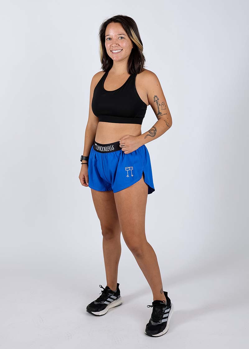 Women's Royal Blue 1.5" Split Shorts