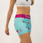 Side view of the women's PB&J compression running shorts from ChicknLegs.