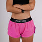 Women's Neon Pink 1.5" Split Shorts