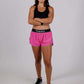 Women's Neon Pink 1.5" Split Shorts