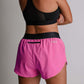 Women's Neon Pink 1.5" Split Shorts