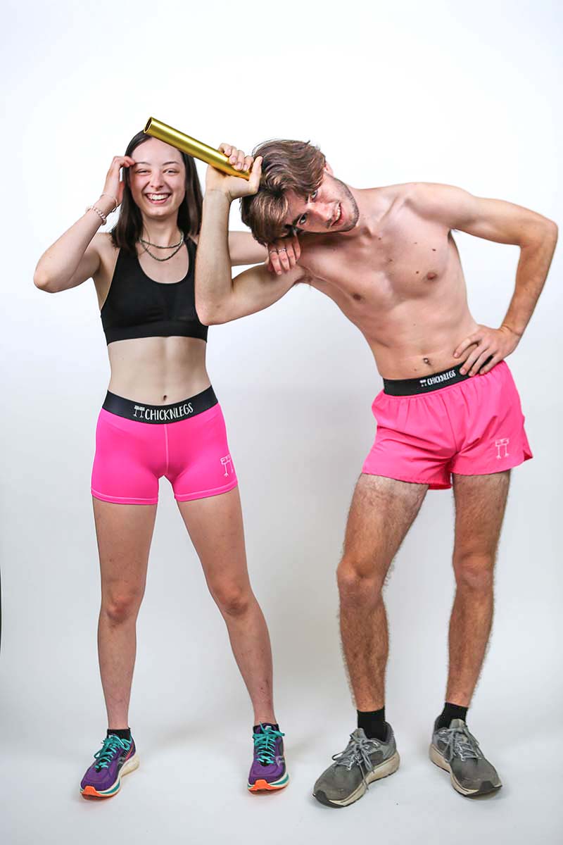 Bsc pink hotsell compression shorts