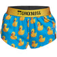 Women's Rubber Ducky 1.5" Split Shorts