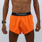 Men's Neon orange 2" Split Shorts